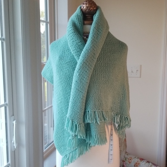 Hand Knitted Bedding Hphomemade Mint Green Very Soft Lap Blanket